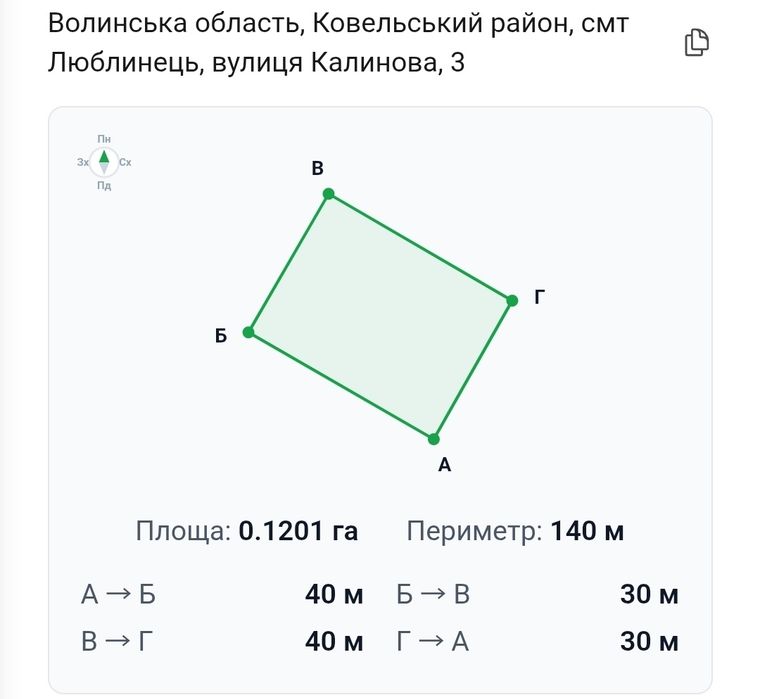 земельна ділянка під забудову