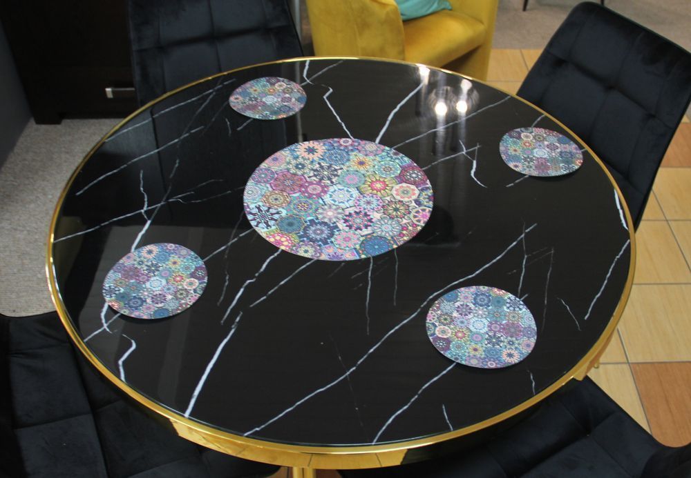 zestaw podkładek na stół okrągłych 1+4 - valencia