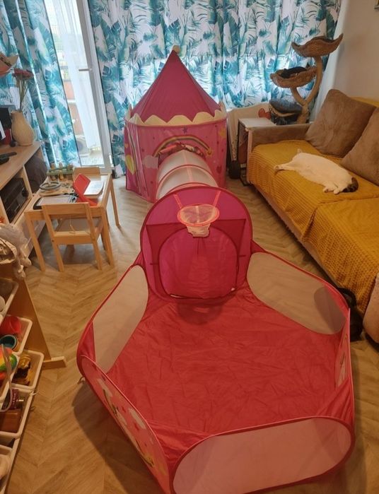 Namiot dla dzieci 3w1 kulki