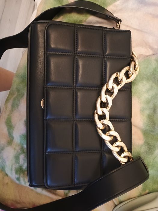 Torebka damska czarna i jasno zielona mało używane