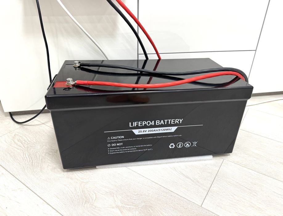 LiFePo4‼️5кВт 24В 200А 25.6V аккумулятор для инвертора бесперебойника