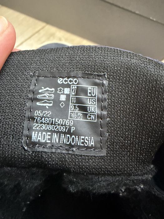 Зимові черевики Ecco 27 розмір