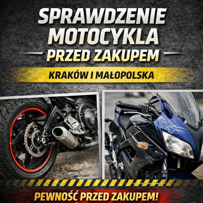 Oględziny i sprawdzenie motocykla przed zakupem – Kraków i Małopolska