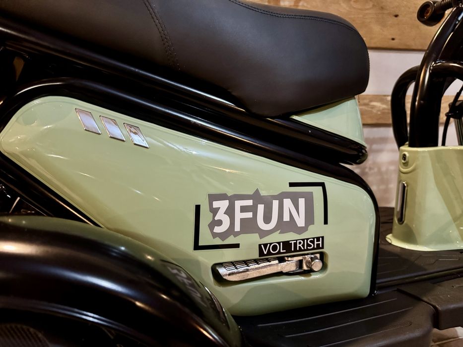 Triciclo eletrico sem carta Voltrish 3Fun