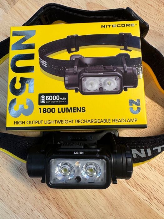 Nitecore NU53 (1800 люмен, 6000 mAh, датчик наближення, USB Type-C)
