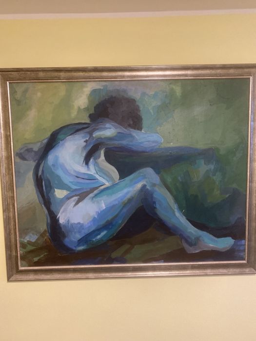 Obraz olejny duży akt