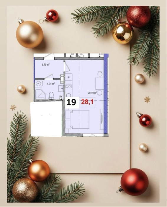 НОВОРІЧНА АКЦІЯ!Квартира в сучасній новобуді Теремки2 за 16313 дол.США