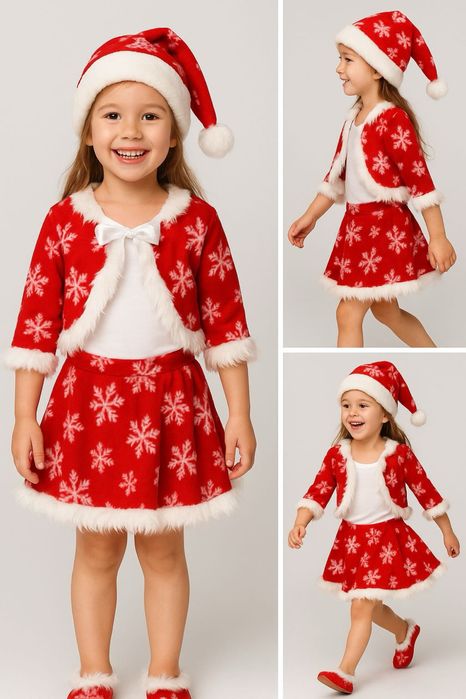Карнавальний костюм санта, снігурочка