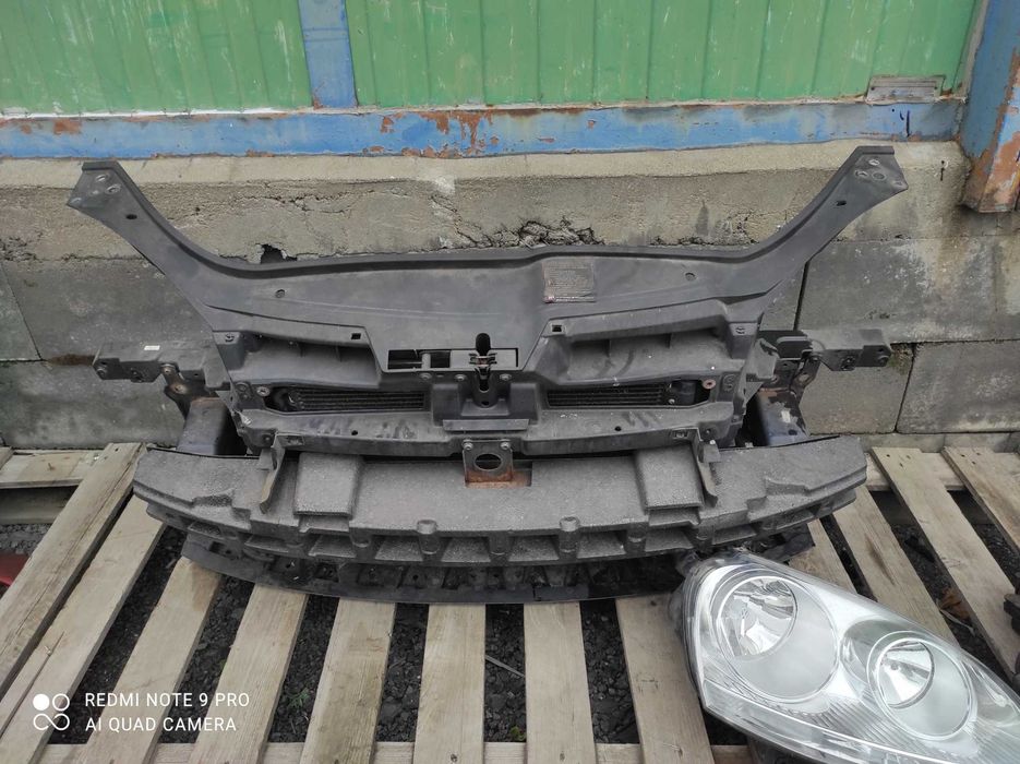 VW golf 5 V LC9Z maska zderzak lampy wzmocnienie klapa