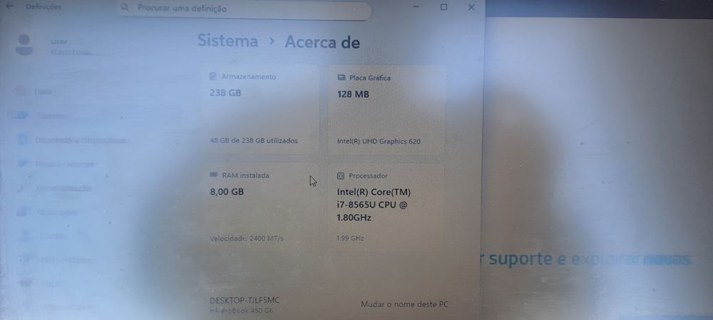 Portátil hp Probook - para trabalhar / escola
