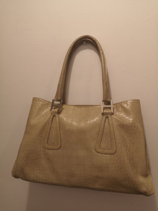 Torebka Hermes jasna vintage