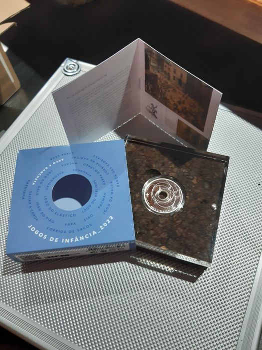 moeda Proof - 5.00 Euro Arco e Gancheta - Jogos de Infânica