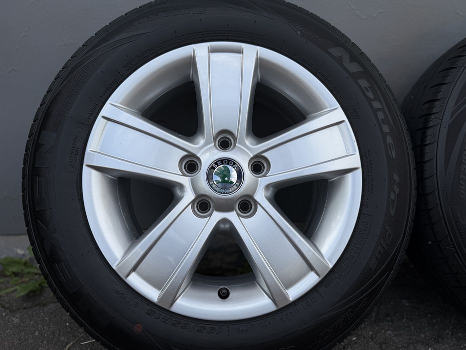 Оригінальні диски Skoda r15 5*112 Octavia A5 Volkswagen Golf Caddy Touran Seat