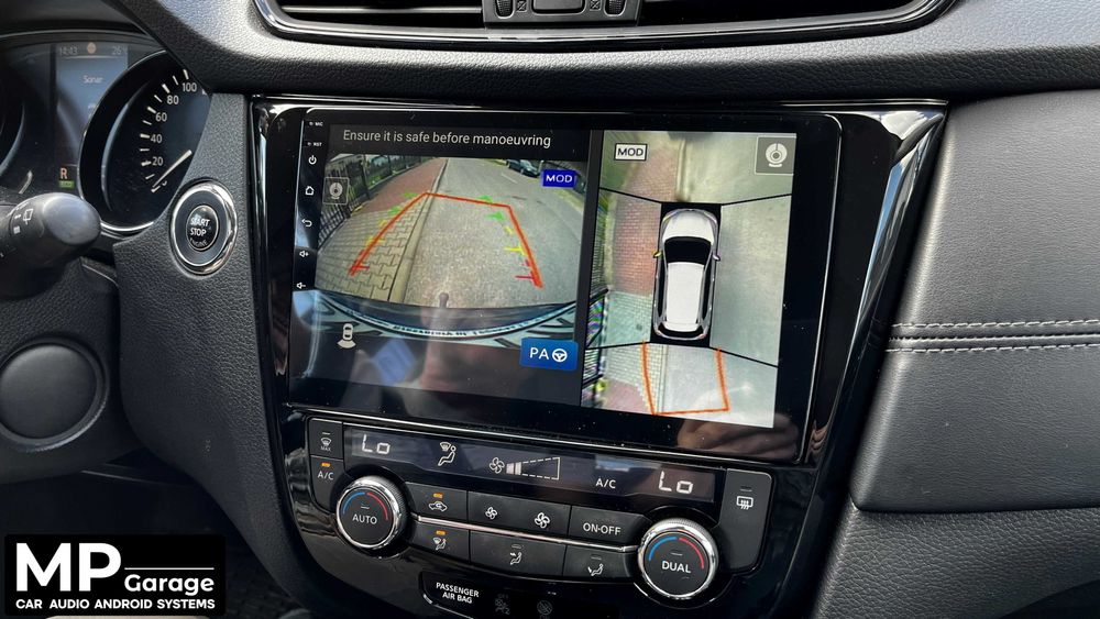 Nissan X-Trail/Qashqai Nawigacja Android11 Carplay/AndroidAuto 4G Qled