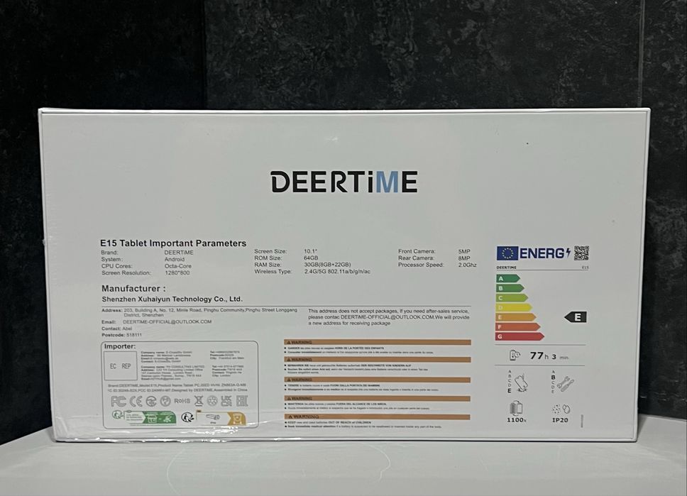 DeertimeE15 Tablet