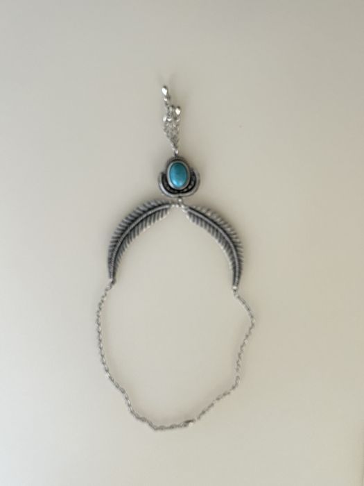 Колье срібло бірюза