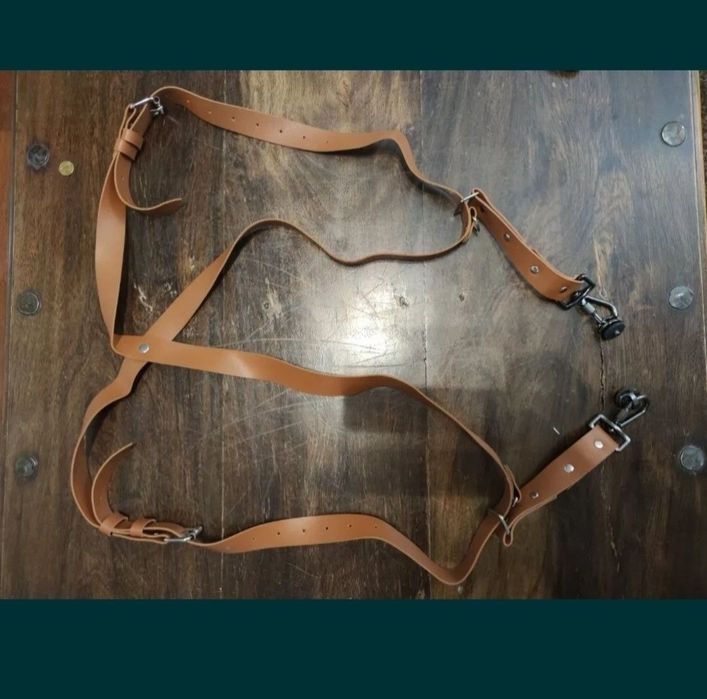 Szelki fotograficzne brąz