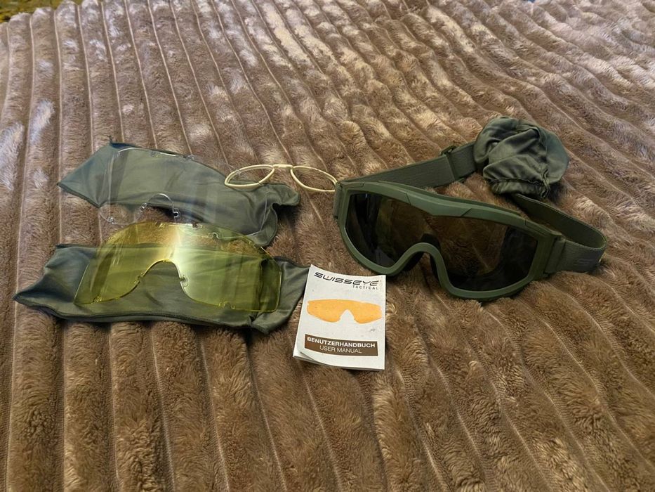 Окуляри балістичні Swiss eye F-tac olive