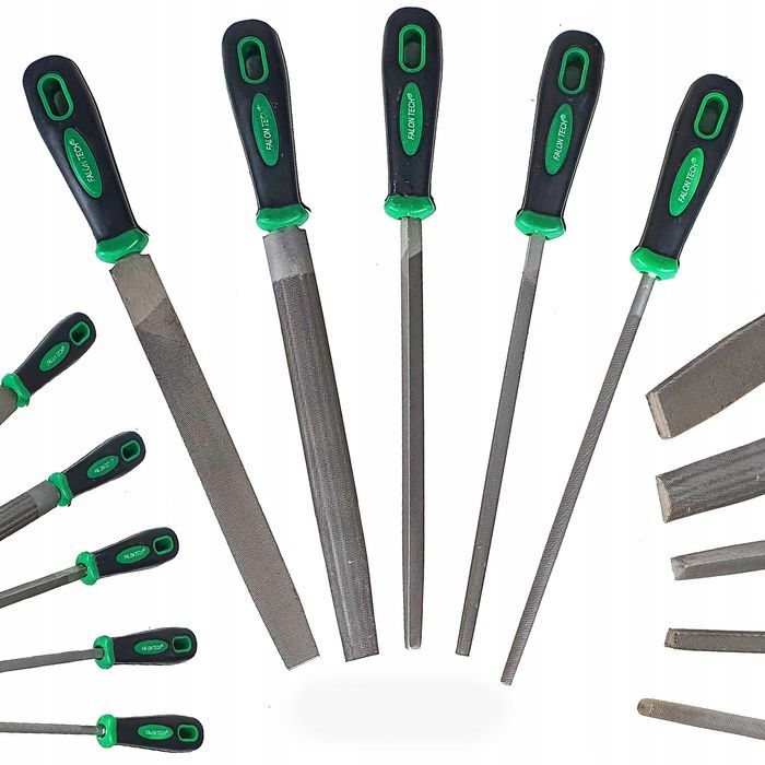 5Szt Zestaw Pilnik Zdzierak Tarnik Do Metalu 200Mm