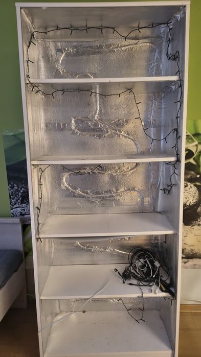 Profesjonalny duży regał terrarystyczny z ogrzewaniem i termostatem – gotowy zestaw Odbiór osobisty