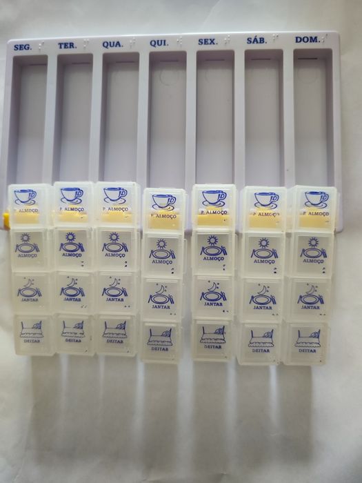 Organizador de comprimidos semanal