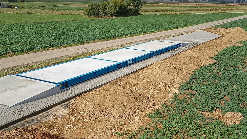 Waga Elektroniczna samochodowa  montaż najazdowa POLSKI PRODUCENT