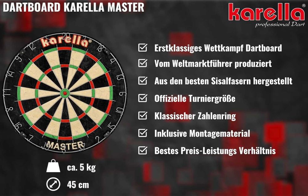 Karella 808501 Master tarcza do darta