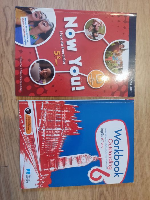 Caderno fichas/ apoio/ atividades Inglês 5° ano - NOVO - €5,00