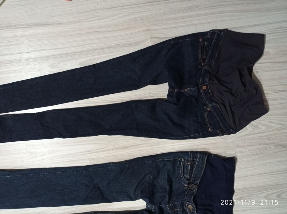 Nowe jeansy rurki ciążowe 44 elastyczne miekkie
