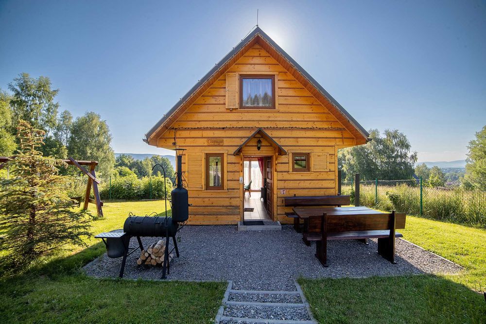 domek w górach domki Szczyrk domki Beskidy sauna jaccuzi ferie zimowe