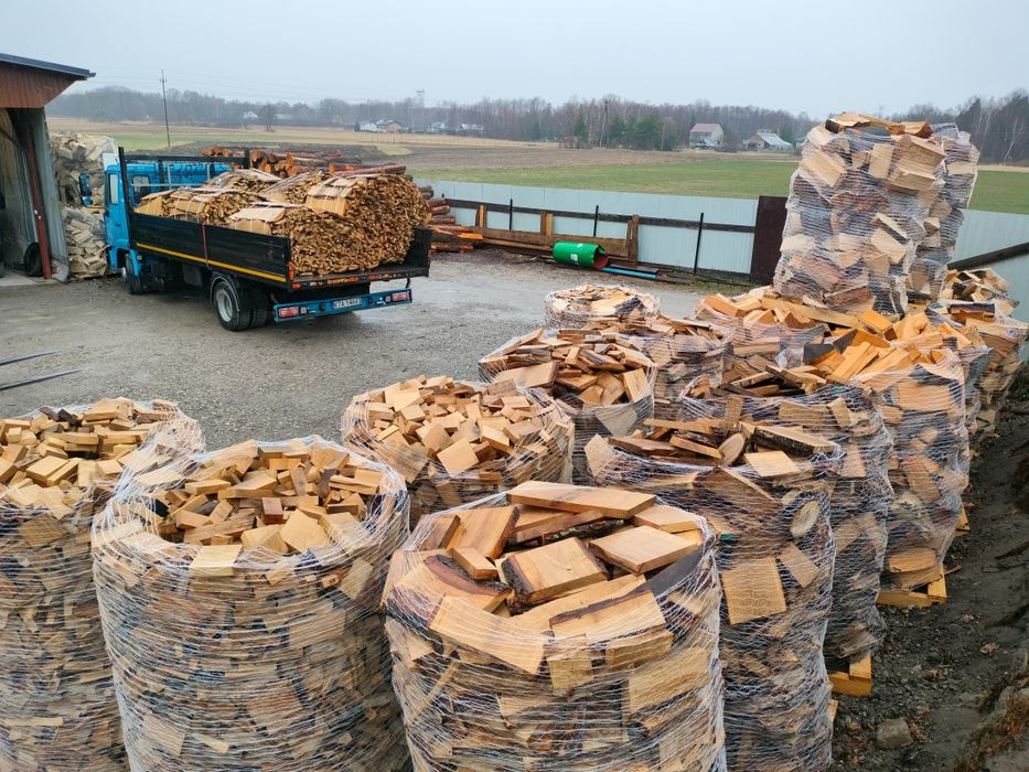 Drewno dąb zrzyna twarde liściaste mokre i suche