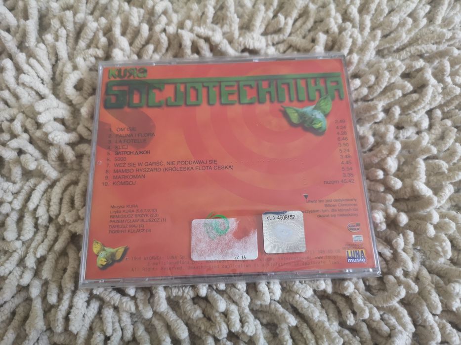(CD) Kura - Socjotechnika | 1998 | NOWA W FOLII