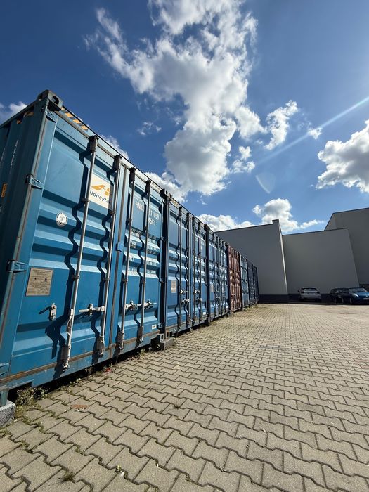 Wynajem magazynów/ kontenerów morskich/ monitoring/ Dostęp 24H