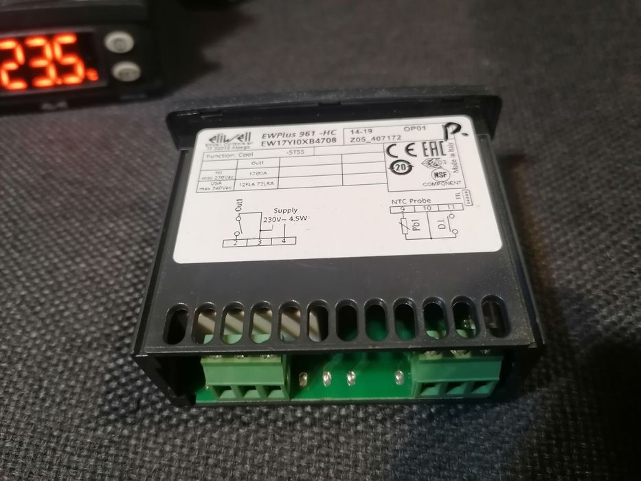 Терморегулятор Eliwell EW-961, 974 контроллер