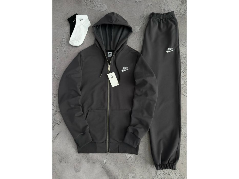Спортивний костюм Nike чоловічий жіночий зіп худі штани S-7XL