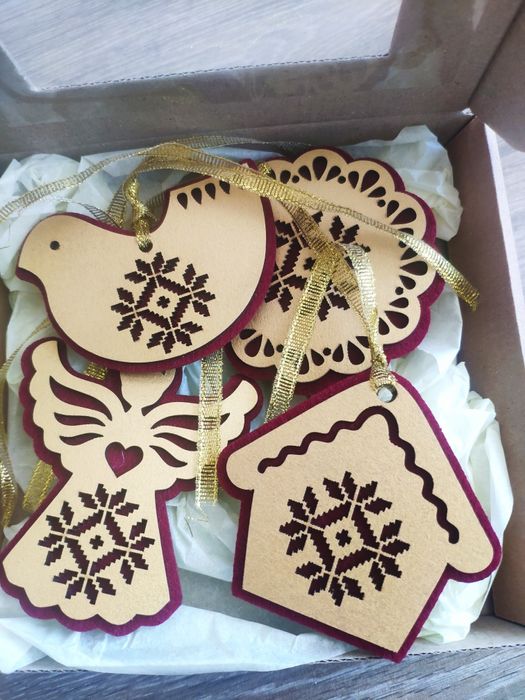 Ялинкові прикраси,ручна робота, дизайнерські новорічний подарунок