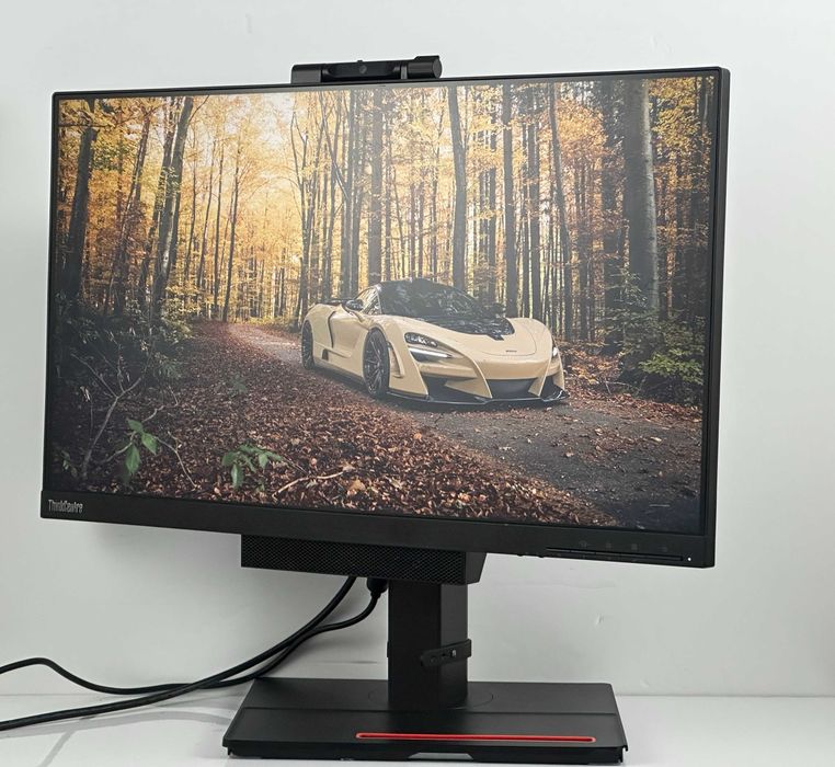 Mistrzowski Monitor Lenovo ThinkCentre Tio24 G4 FHD Głośniki Kamera + Zasilacz