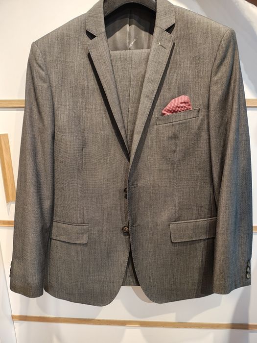 Garnitur szary, marynarka +spodnie