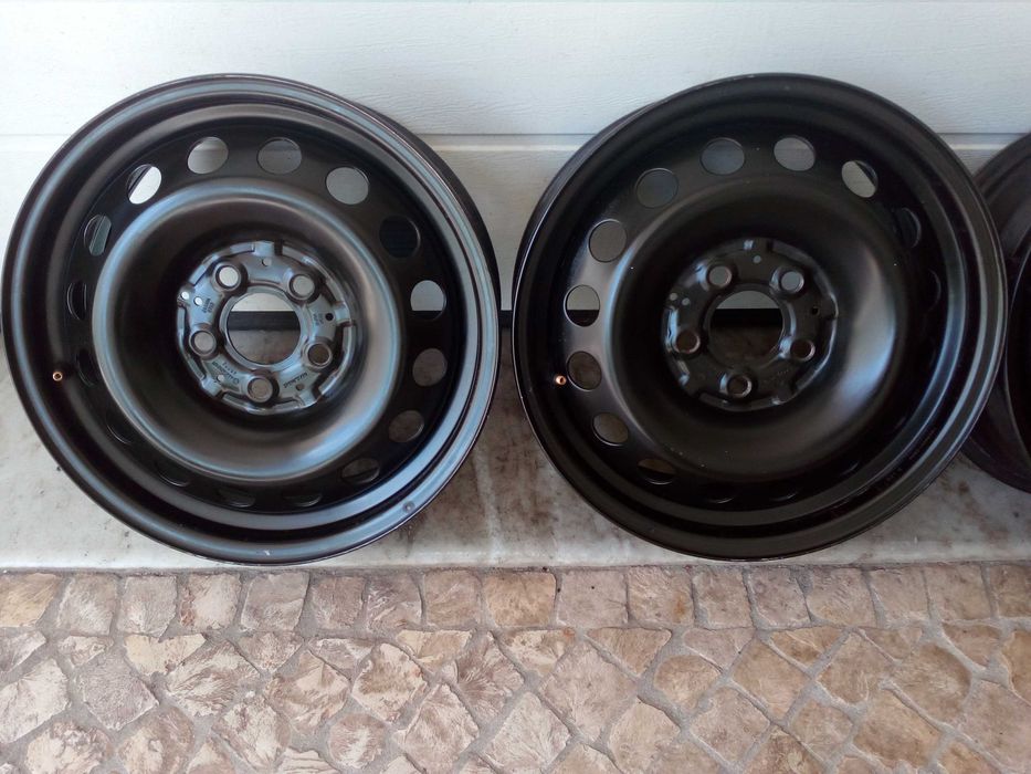 Jantes 16 5x112 Mercedes Vito Viano ferro, tampões roda suplente pneu