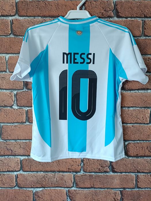Koszulka piłkarska dziecięca Argentyna Messi rozm. 116