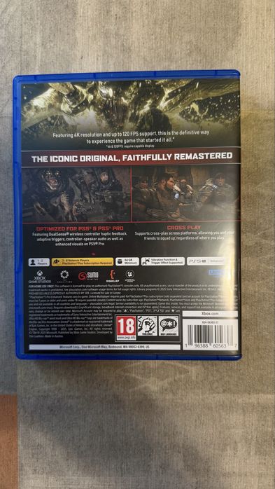 Диск гри Gears of war: reloaded для пс5