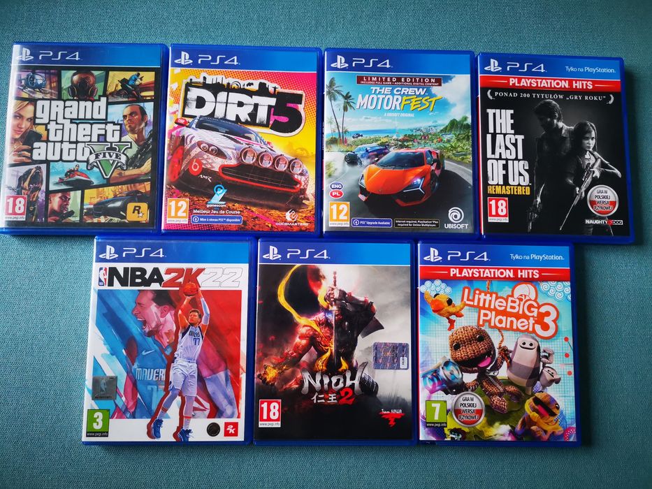 Gry na Playstation 4 PS4