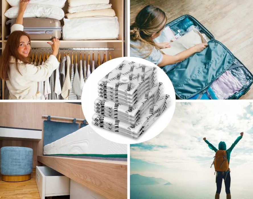 Worki próżniowe 30% grubsze zestaw 4S 3M 2XL