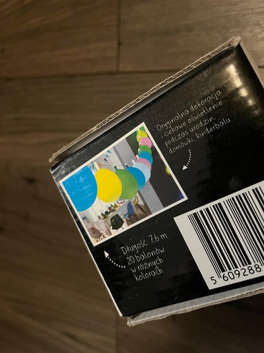 Nowy łańcuch świetlny led z balonami
