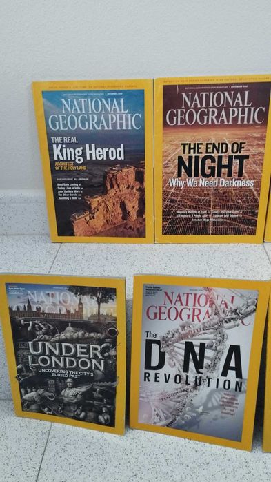 8 Revistas National Geographic (Edições de 2008 e 2016)