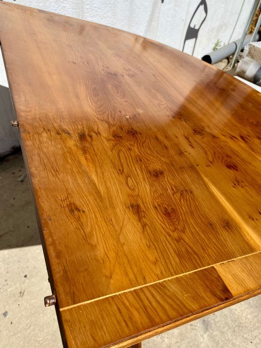 Mesa de jantar vintage de madeira 6-8 pessoas