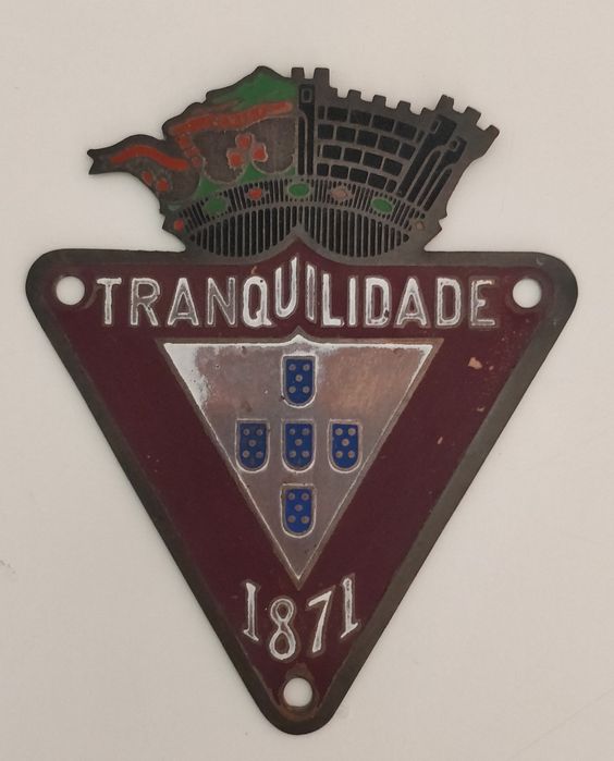 Chapa / placa Seguro Antigas