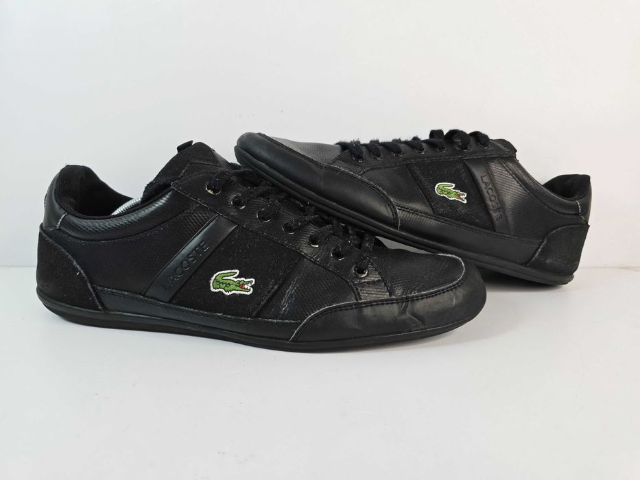 Lacoste Chaymon czarne skórzane buty r. 45 eu
