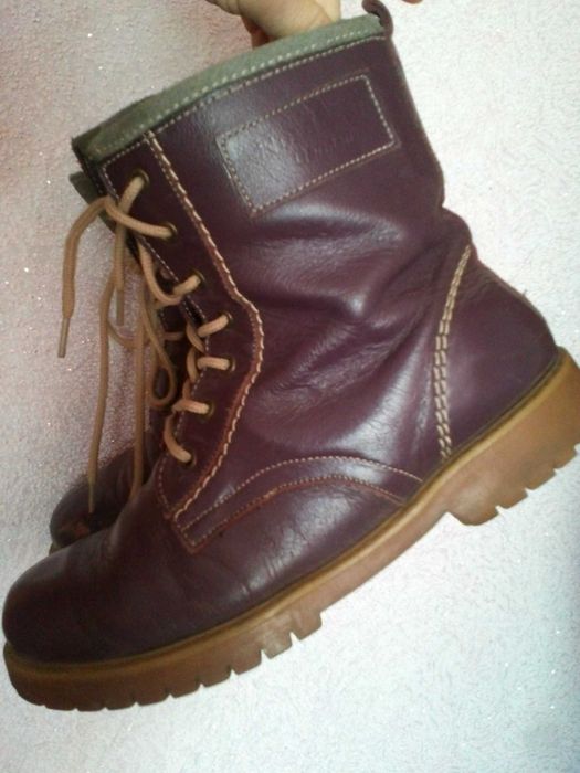 Сапоги/ботинки кожаные зимние , осенние