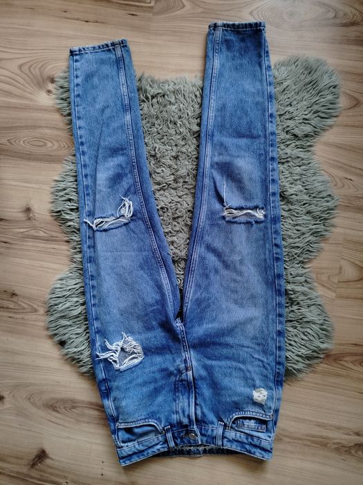 Jeansy mom fit xs/s